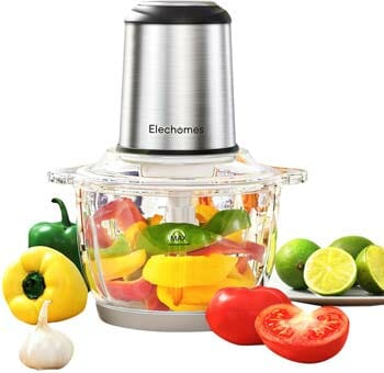 Elechomes Electric Food Chopper & Meat Processor, 8-Cup