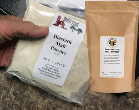 Non Diastatic and Diastatic Malt Powder