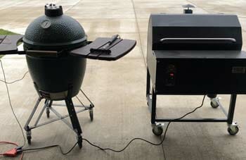 what is the difference between Traeger Grill and Big Green Egg